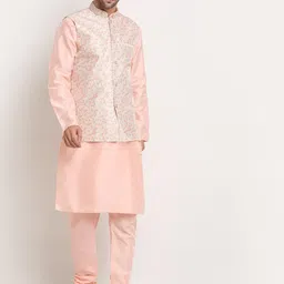 KRAFT INDIA Men Kurta & Churidar with Nehru jacket-45