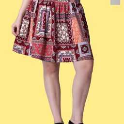 Popwings Pack Of 2 Printed Pencil Skirts-image-64