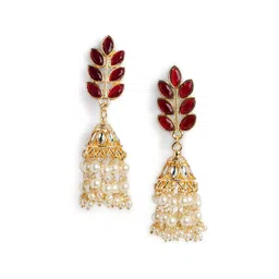 HOT AND BOLD Gold-Plated Dome Shaped Jhumkas-picture-54