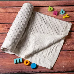 Baby Moo Kids Blue & Grey 210 GSM Self Design Heavy Winter Single Bed Blanket-image-73