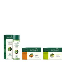 Biotique Set of Toner & Tan-Removal Scrub & Sustainable Face Cream-32