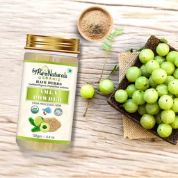 byPureNaturals Organic 100% Natural Amla Powder for Hair Growth & Face Care - 125g-57