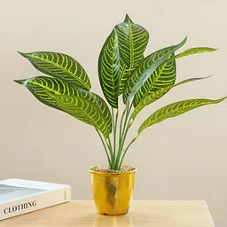 UMAI Green Artificial Plant With Pot image 1