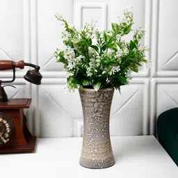 FOLIYAJ White & Green 2 Pieces Artificial Flowers-13