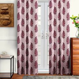 Cortina Set of 2 Printed Long Door Curtains-56