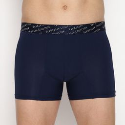 Van Heusen Men Solid 4 Way Stretch 3D Logo Waistband Tactel Trunks IHIQTR1SDN30045-15