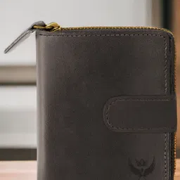 LORENZ Men Leather Zip Around Wallet-picture-19