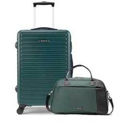 Assembly Set of 2 Medium Checkin 24-Inch Hard Trolley Luggage & Weekender Duffle Bag 38L-image-99