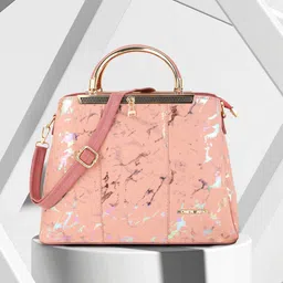 WOMEN MARKS Printed Structured Handheld Bag-10