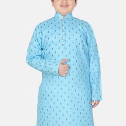 SG YUVRAJ Boys Ethnic Motifs Printed Cotton Kurta-53