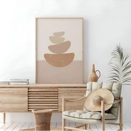 Aura Brown & Beige Wooden Wall Frame-12