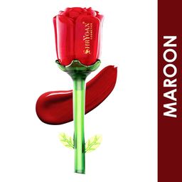 SHRYOAN Rose Liquid Smudge proof & Waterproof Maroon Sindoor-image-26