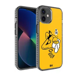 DailyObjects Yellow Me Time Printed iPhone 12 Mini Back Case image 1