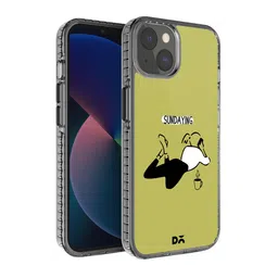 DailyObjects Green & Black Sundaying iPhone 13 Mini Back Case-87