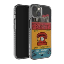 DailyObjects Telephone Matchbox Printed iPhone 14 Plus Mobile Cover image 1