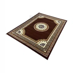 Asad Emporium Rugs Brown& Black Geometric Anti-Skid Carpet-image-46