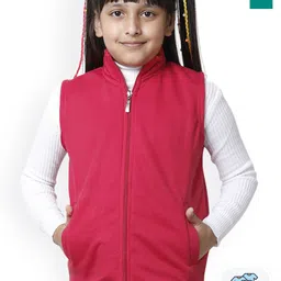 BAESD Girls Pack Of 2 Fleece Lightweight Tailored Jacket-image-52