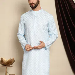 Anouk Ethnic Motifs Printed Mandarin Collar Kurta-picture-38