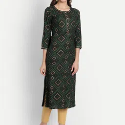 SUTI Bandhani Printed Gotta Patti Straight Kurta-picture-20