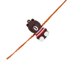 Arendelle Boys Brown Teddy Designed Rakhi-image-21