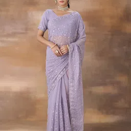 kasee Embroidered Floral Sequinned Saree-picture-32