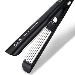 VEGA PROFESSIONAL VPPMS-02 Pro Titanium Crimp Hair Crimper - Black-21