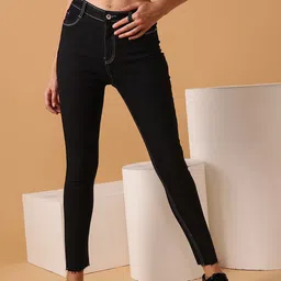 STREET 9 Women Narrow Slim Fit Clean Look Stretchable Jeans-image-99