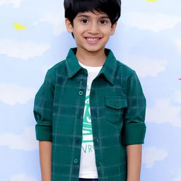 The Mom Store Boys Flannel Shirt-image-90