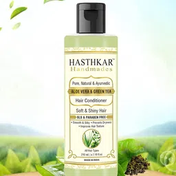 Hasthkar Handmades Natural Aloe Vera & Green Tea Hair Conditioner - 210 ml-44