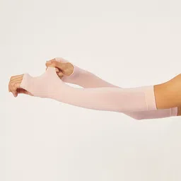 SECRETS BY ZEROKAATA Unisex Solid Assorted Pack of 2 UV Protection Arm Sleeves Gloves-image-29