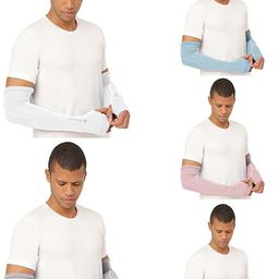 FREECULTR Unisex Set Of 5 Breathable Bamboo Cotton Antibacterial Arm Sleeves-1