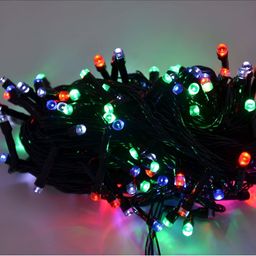 ENORMITY Black Rice Shape String Light-48