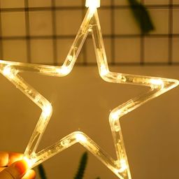 SPARK WORLD Yellow Star-Shaped String Lights-45