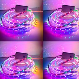 SPARK WORLD Purple & Green 4 Pcs LED String Lights-16