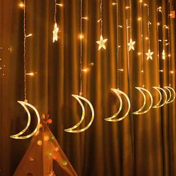 The Purple Tree White Moon Shaped Long Lasting String Lights-44