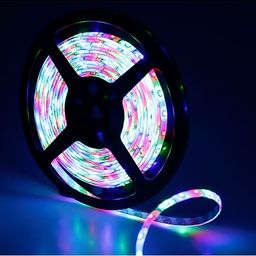 ENORMITY  Red & Blue Rice Shaped LED String Lights Rope-1