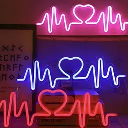 the party planet Red & Blue LED Neon Light-26