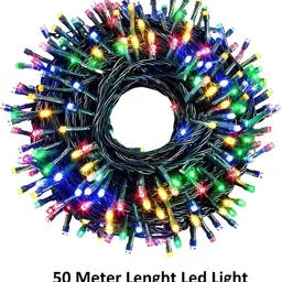 SPARK WORLD Blue & Green Rice Shape String Light-33