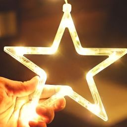 SPARK WORLD Yellow Star-Shaped String Lights-22