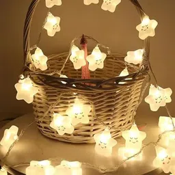 Gesto Yellow Smiling Star Led String Lights-28