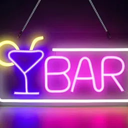 the party planet Pink & Blue Bar LED Neon Light-48