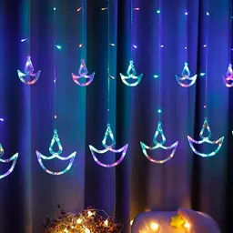 The Purple Tree Blue & Green Long Lasting String Lights-11