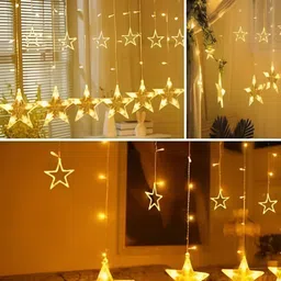 ENORMITY Yellow Star Shape String Lights-46