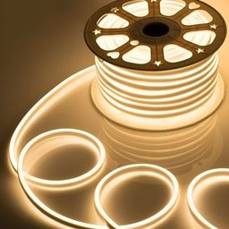 ENORMITY 600 Yellow Rice Shaped LED String Lights-28