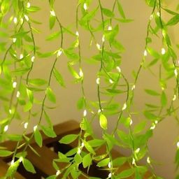 XERGY Artificial Vine Leaf Fairy String LED Lights - Warm White-20