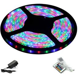 ENORMITY Blue & Green Rice Shape String Lights-18