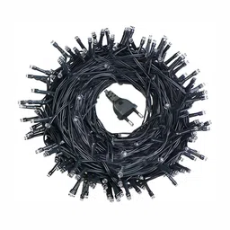 SPARK WORLD Black Rice-Shaped String Lights-36