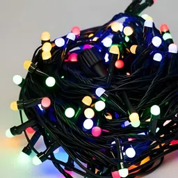 ENORMITY Yellow & Pink Rice Shape String Lights-31