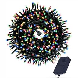 SPARK WORLD Yellow & Blue Rice-Shaped LED String Light-23