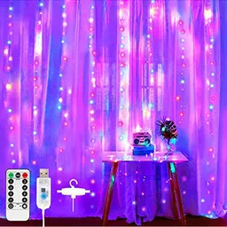 XERGY Waterproof USB Powered Remote Controlled 8 Modes 300 LED String Lights-4